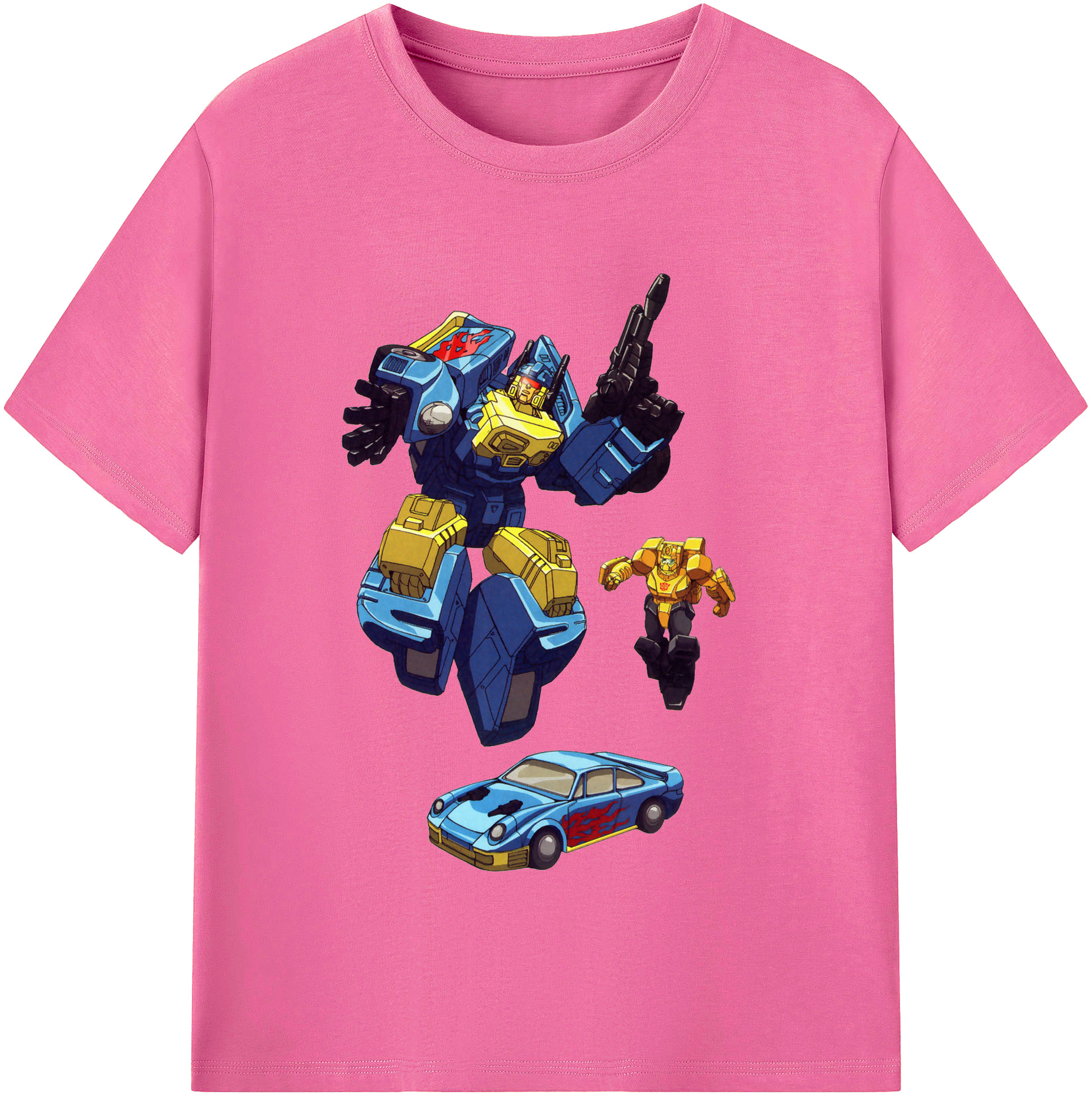 （画像用）  レディースカジュアルプリントTシャツ（綿100％）